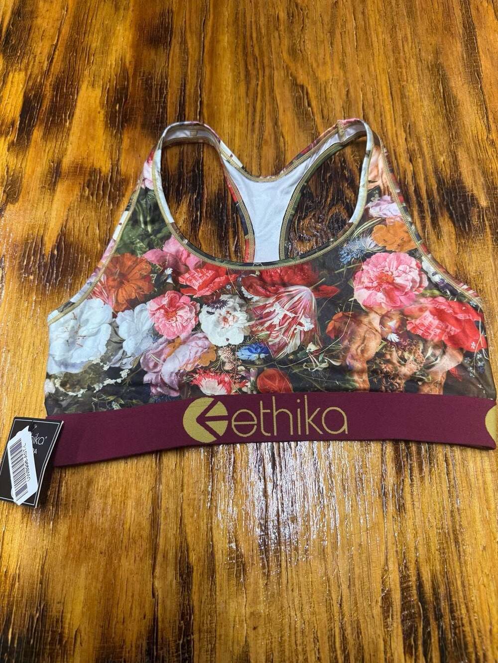 Ethika Botanica Pop Women's Sports Bra Size L